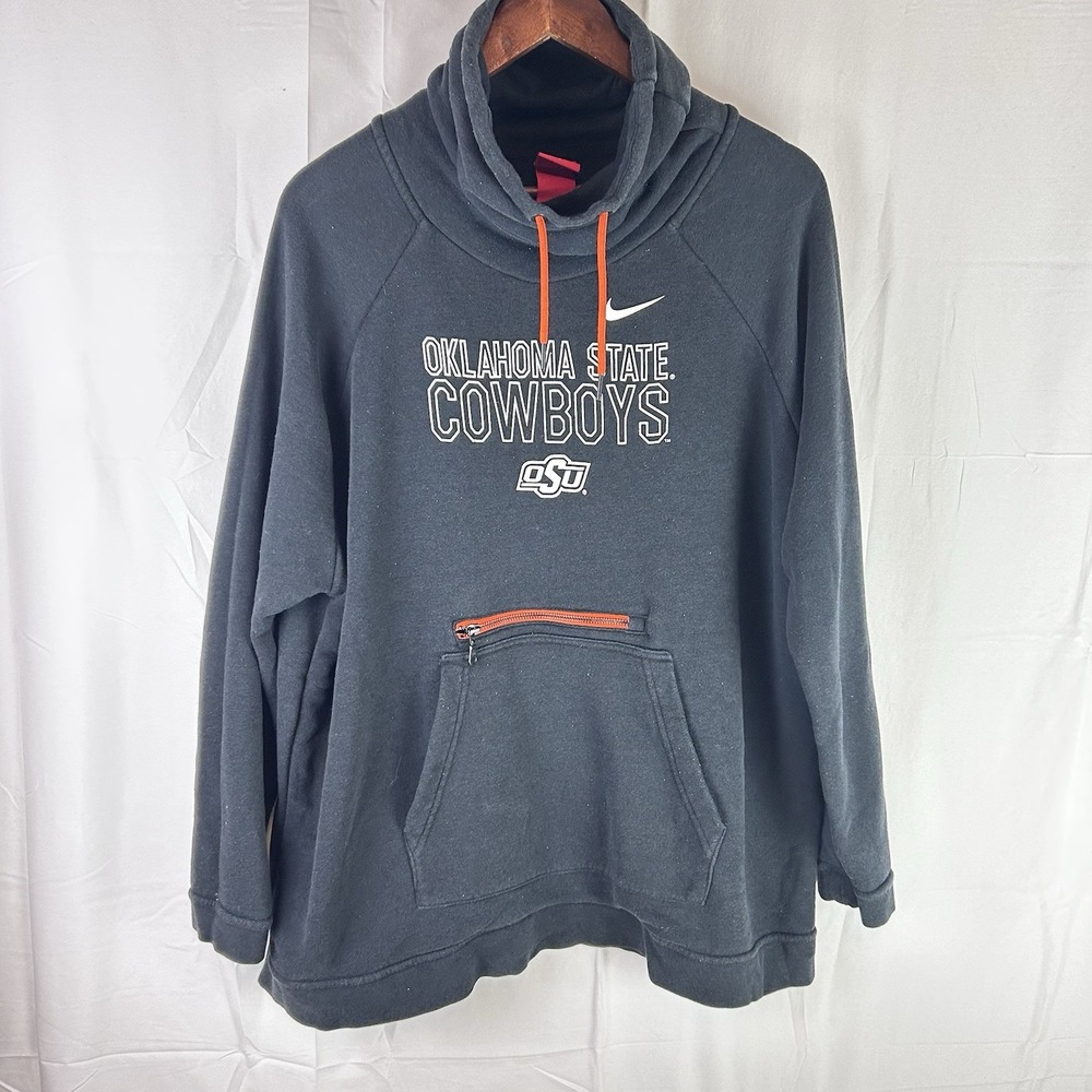 Oklahoma State Cowboys OSU Nike NFL Size 2XL Pullover Turtle Neck Sweater 915314